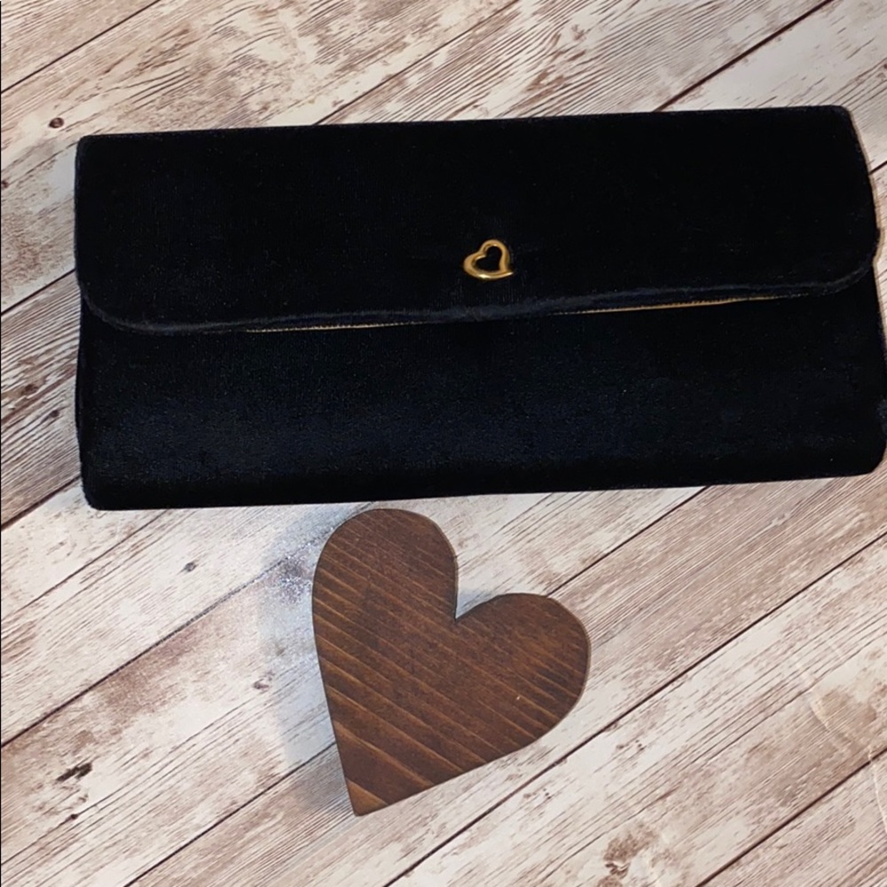 Victoria secret velvet clutch 🖤